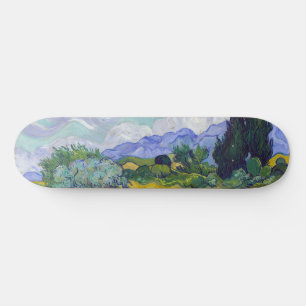 Vincent Van Gogh - Wheat Field with Cypresses Skateboard