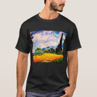 Vincent Van Gogh Wheat Field with Cypresses