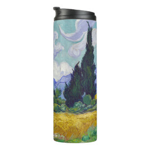 Vincent Van Gogh - Wheat Field with Cypresses Thermal Tumbler