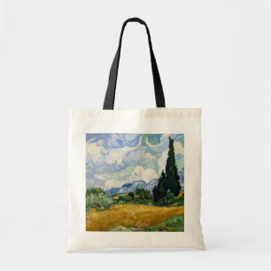 Vincent Van Gogh Wheat Field With Cypresses Tote Bag