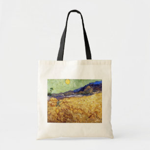 Vincent Van Gogh - Wheat Field With Reaper & Sun Tote Bag