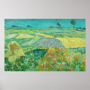 Vincent van Gogh - Wheat Fields near Auvers Poster
