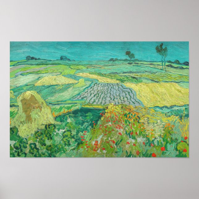 Vincent van Gogh - Wheat Fields near Auvers Poster (Front)