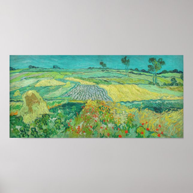 Vincent van Gogh - Wheat Fields near Auvers Poster (Front)