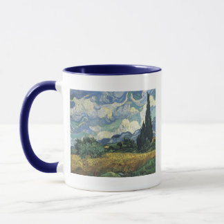 Vincent van Gogh  Wheat Fields With Cypresses Mug