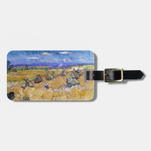 Vincent van Gogh - Wheat Stacks with Reapers Luggage Tag