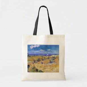 Vincent van Gogh - Wheat Stacks with Reapers Tote Bag