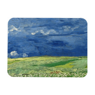 Vincent van Gogh - Wheatfield under Thunderclouds Magnet