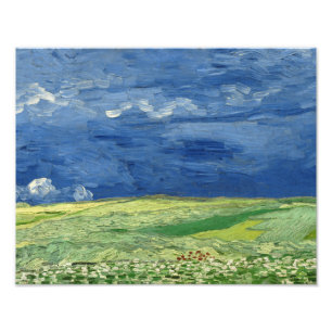 Vincent van Gogh - Wheatfield under Thunderclouds Photo Print