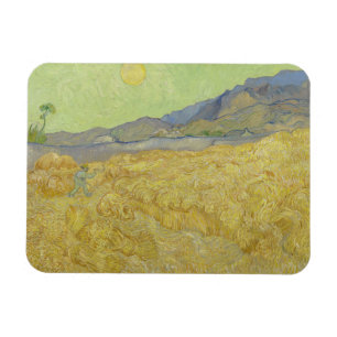 Vincent Van Gogh, Wheatfield With A Reaper Magnet