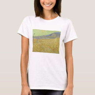 Vincent Van Gogh, Wheatfield With A Reaper T-Shirt