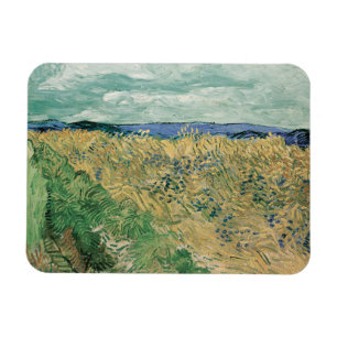 Vincent Van Gogh, Wheatfield With Cornflowers Magnet