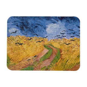 Vincent van Gogh   Wheatfield with Crows, 1890 Magnet