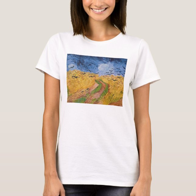 Vincent van Gogh | Wheatfield with Crows, 1890 T-Shirt (Front)