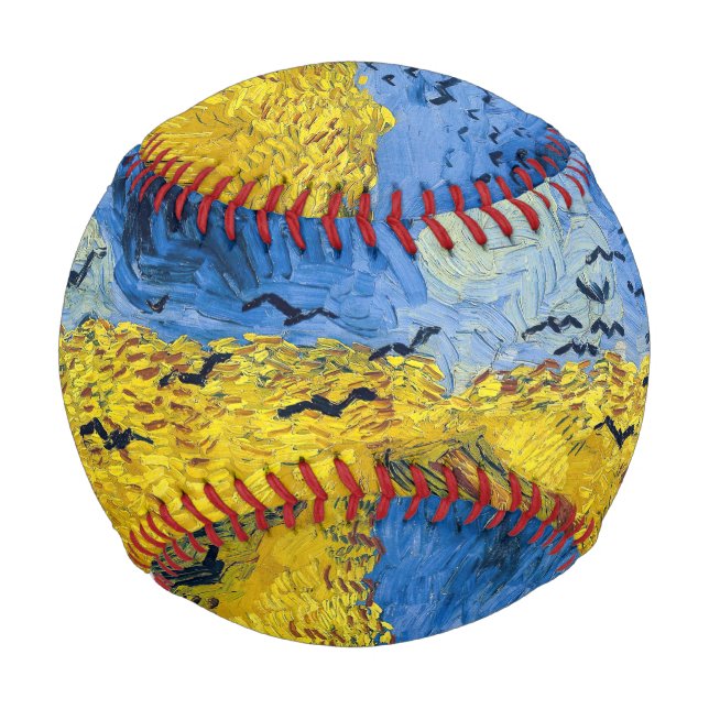 Vincent van Gogh - Wheatfield with Crows Baseball (Front)