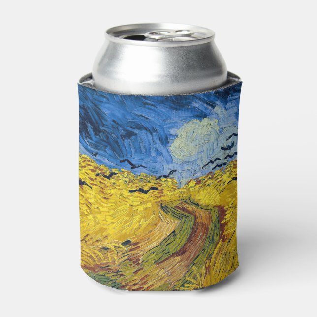 Vincent van Gogh - Wheatfield with Crows Can Cooler (Can Front)