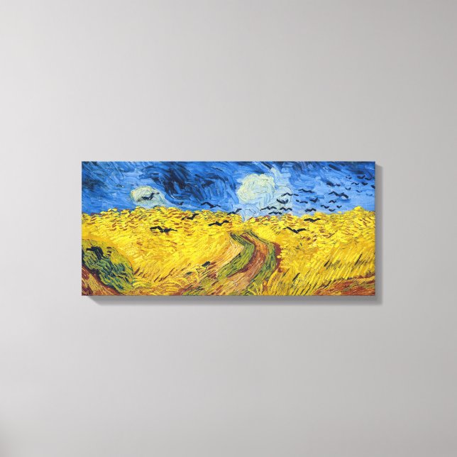 Vincent van Gogh - Wheatfield with Crows Canvas Print (Front)
