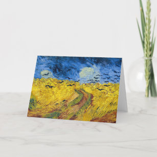 Vincent van Gogh - Wheatfield with Crows Card