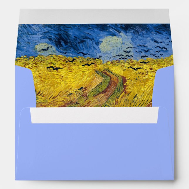 Vincent van Gogh - Wheatfield with Crows Envelope (Back (Bottom))