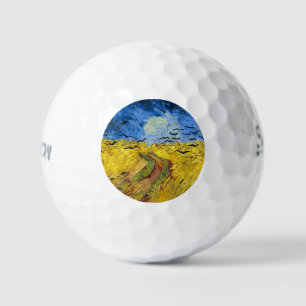 Vincent van Gogh - Wheatfield with Crows Golf Balls