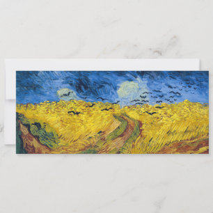 Vincent van Gogh - Wheatfield with Crows Invitation