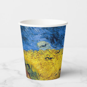 Vincent van Gogh - Wheatfield with Crows Paper Cups