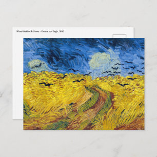 Vincent van Gogh - Wheatfield with Crows Postcard