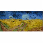 Vincent van Gogh - Wheatfield with crows Standing Photo Sculpture<br><div class="desc">Wheatfield with crows by Vincent Van Gogh,  1890. Famous painting by Van Gogh on top quality prints,  canvas prints and other amazing gifts.</div>