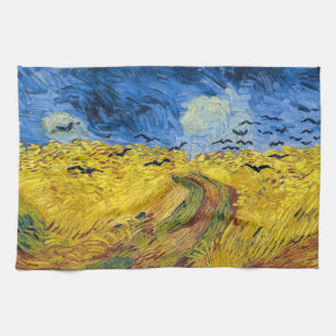 Vincent van Gogh - Wheatfield with Crows Tea Towel