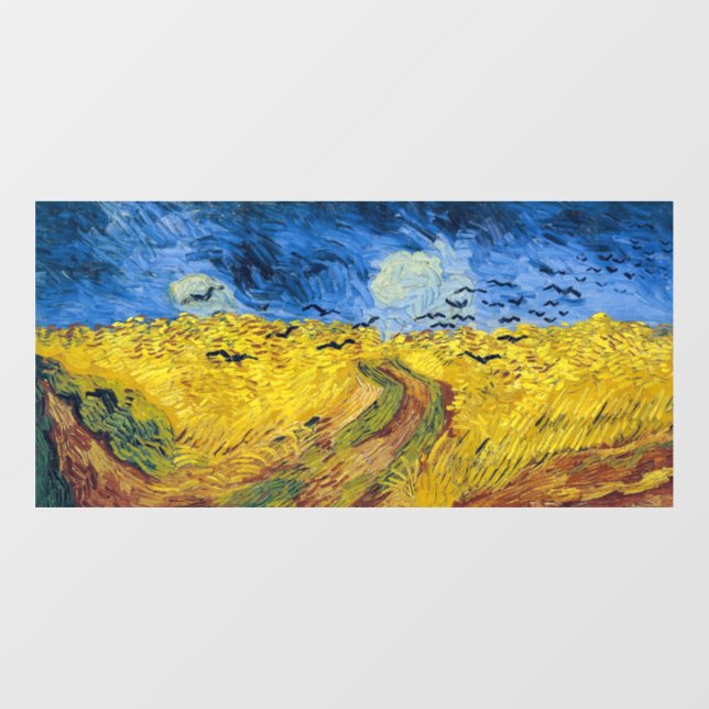 Vincent van Gogh - Wheatfield with Crows Window Cling (Sheet)