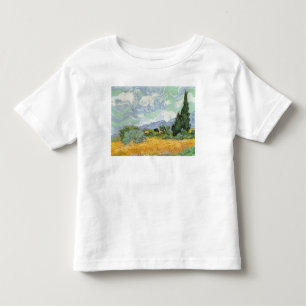 Vincent van Gogh Wheatfield with Cypresses, 1889 Toddler T-Shirt