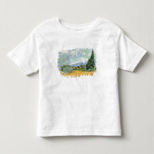 Vincent van Gogh Wheatfield with Cypresses, 1889 Toddler T-Shirt