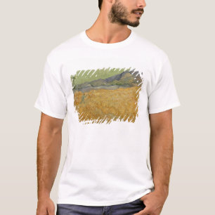 Vincent van Gogh   Wheatfield with Reaper, 1889 T-Shirt