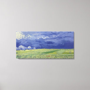 Vincent van Gogh   Wheatfields under Thundercloud Canvas Print