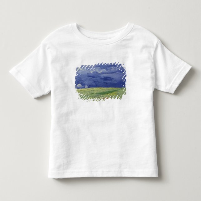 Vincent van Gogh | Wheatfields under Thundercloud Toddler T-Shirt (Front)