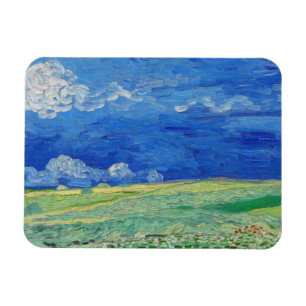 Vincent van Gogh - Wheatfields under Thunderclouds Magnet