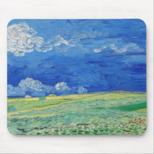 Vincent van Gogh - Wheatfields under Thunderclouds Mouse Mat