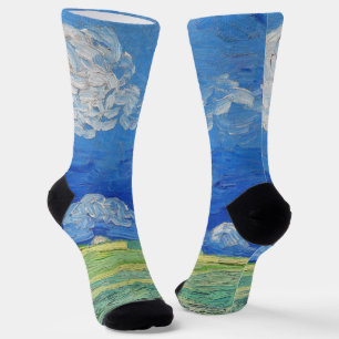 Vincent van Gogh - Wheatfields under Thunderclouds Socks
