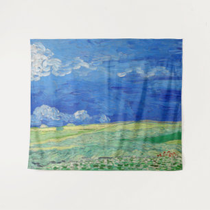 Vincent van Gogh - Wheatfields under Thunderclouds Tapestry