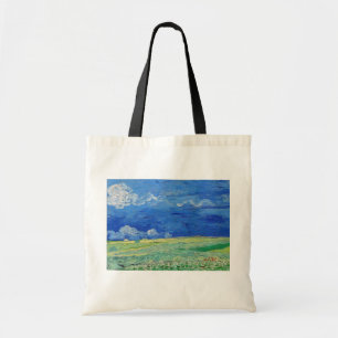 Vincent van Gogh - Wheatfields under Thunderclouds Tote Bag
