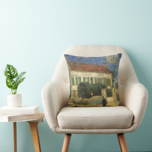 Vincent van Gogh - White House at Night Cushion