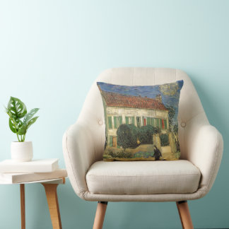 Vincent van Gogh - White House at Night Cushion