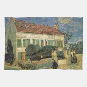 Vincent van Gogh - White House at Night Tea Towel