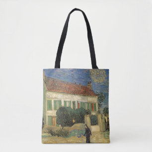 Vincent van Gogh - White House at Night Tote Bag
