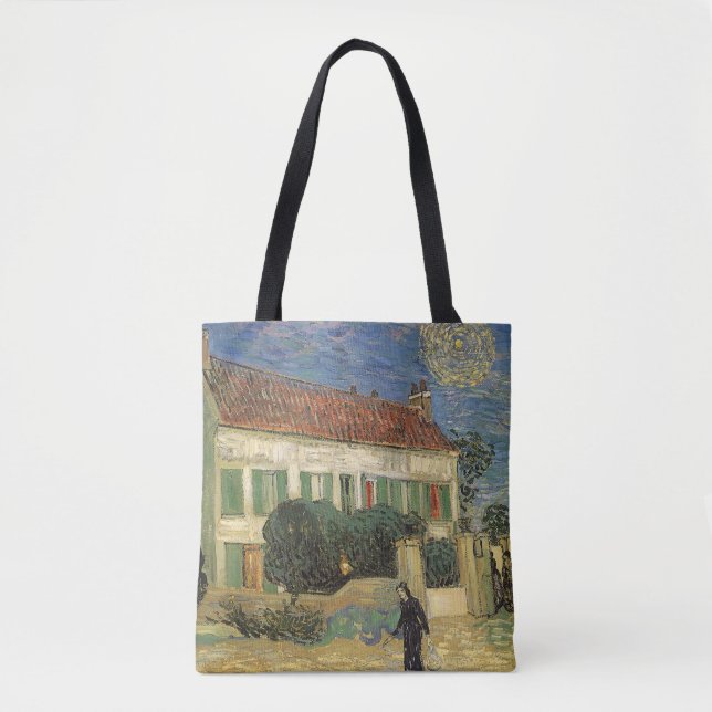Vincent van Gogh - White House at Night Tote Bag (Front)