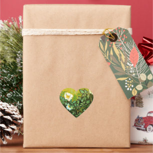 Vincent van Gogh - Wild Roses,  Heart Sticker