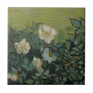 Vincent van Gogh - Wild Roses Tile