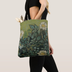 Vincent van Gogh - Wild Roses Tote Bag