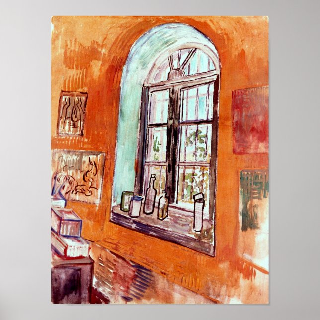 Vincent Van Gogh - Window Of Vincent's Studio Poster (Front)