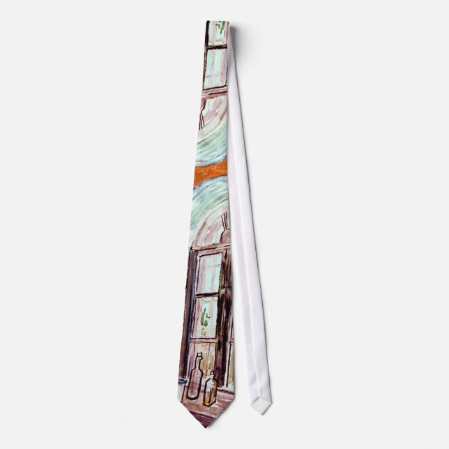 Vincent Van Gogh - Window Of Vincent's Studio Tie (Front)